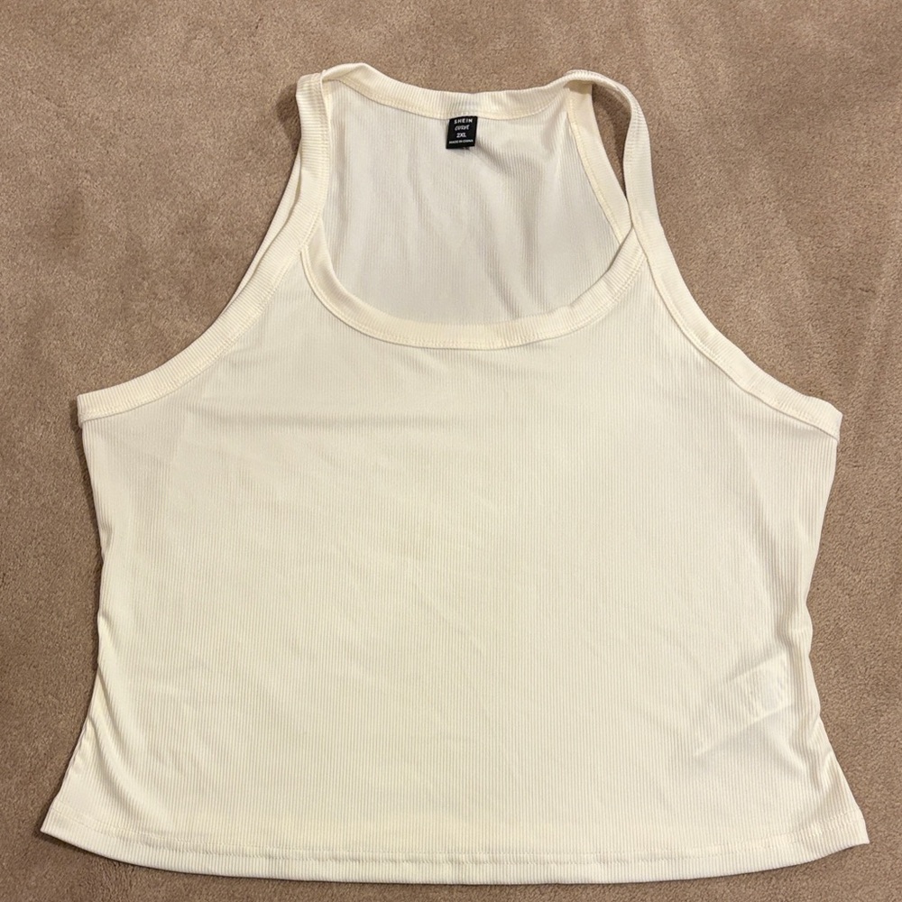SHEIN Cream Tank Top